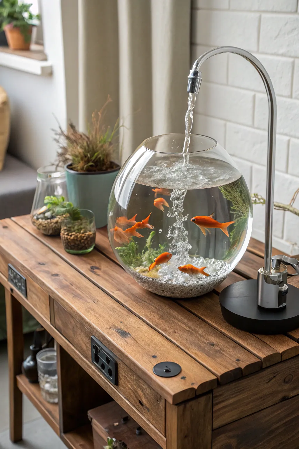 Craftsmanship Meets Nature: A Perfect Top-Up for Your Goldfish.