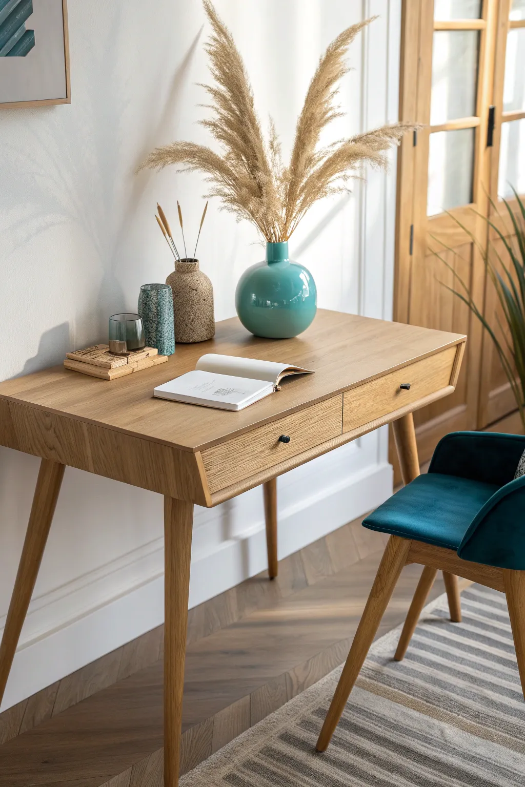 Transform your workspace into a haven of simplicity and style. #ScandinavianDesign #MinimalistBeauty