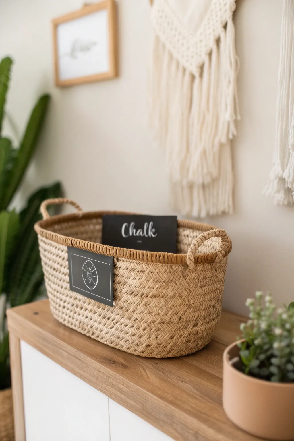 Elevate your nursery organization with stylish chalkboard labels—where simplicity meets charm.