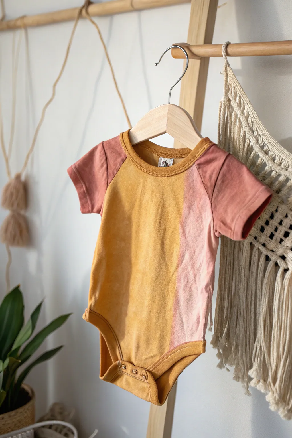 Craft a cozy and conscious wardrobe for your little one with eco-friendly dyes. Embrace nature's palette. 🌿👶