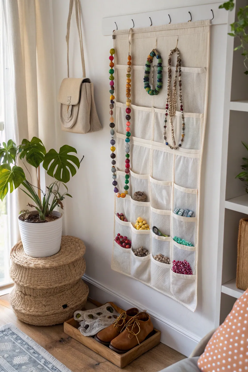 Transform your crafting space with this chic and functional bead storage solution!