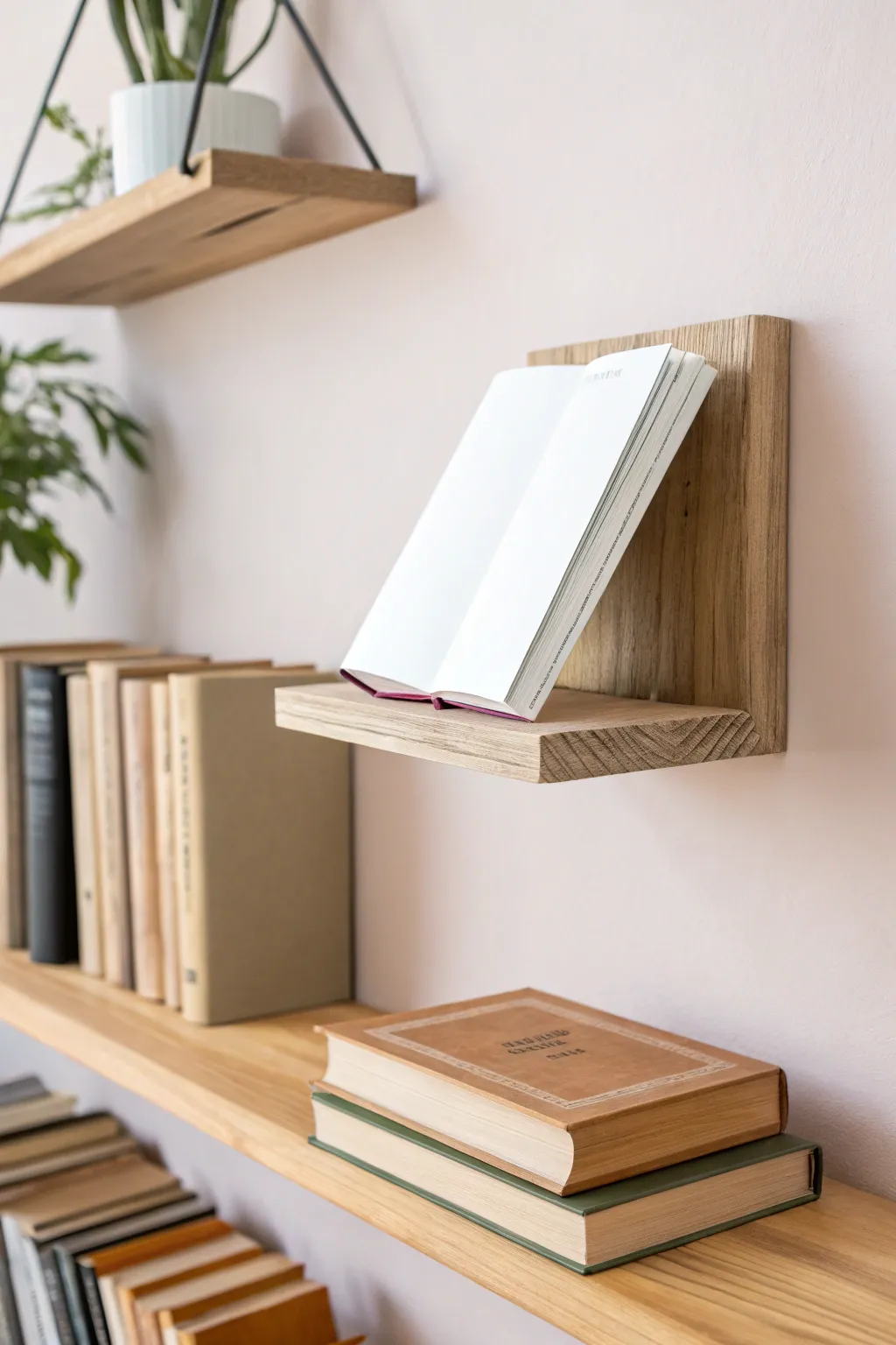 Discover the magic of minimalism with these enchanting floating bookends!