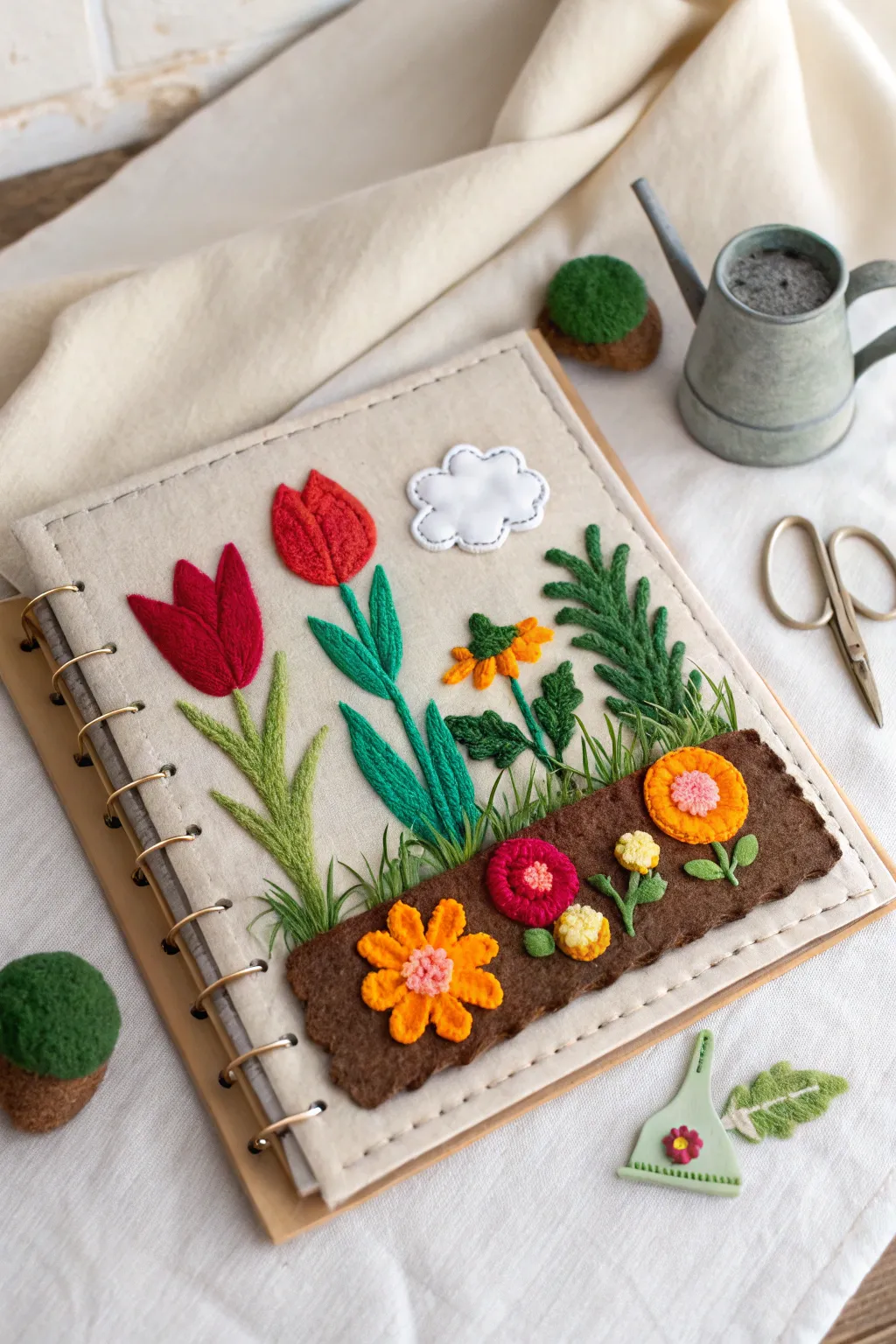 Nurture creativity with this charming felt garden patch—perfect for little hands to explore the joys of pretend gardening!