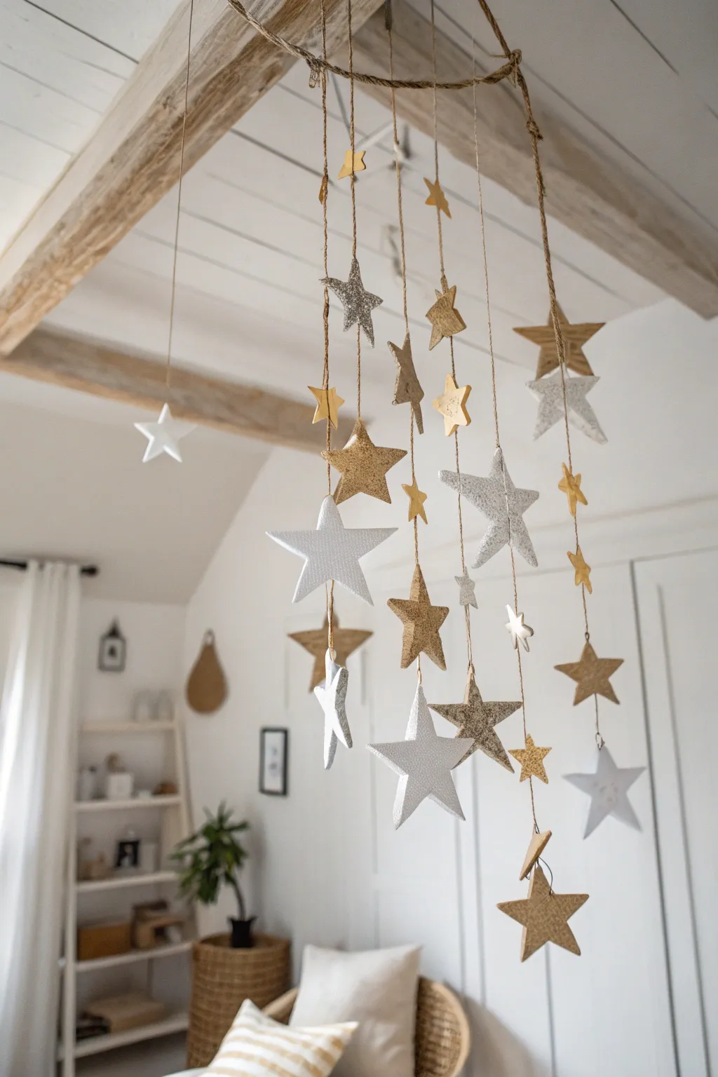 Transform your space with a celestial touch: handcrafted stars bring the night sky indoors.