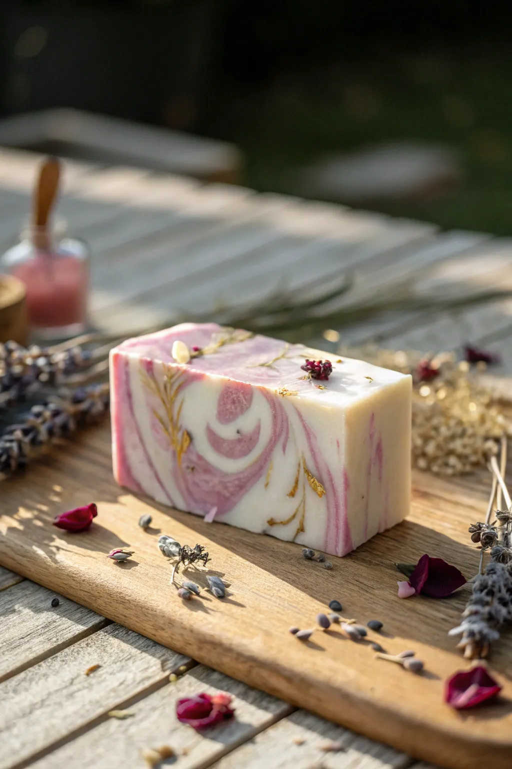 Luxurious handcrafted soap: A touch of elegance for your DIY Christmas gifts.