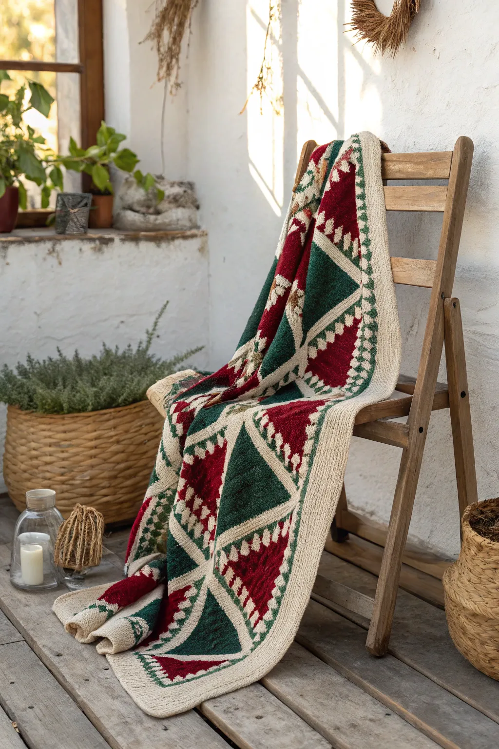 Wrap your porch in warmth and style with a cozy touch of Scandinavian charm.