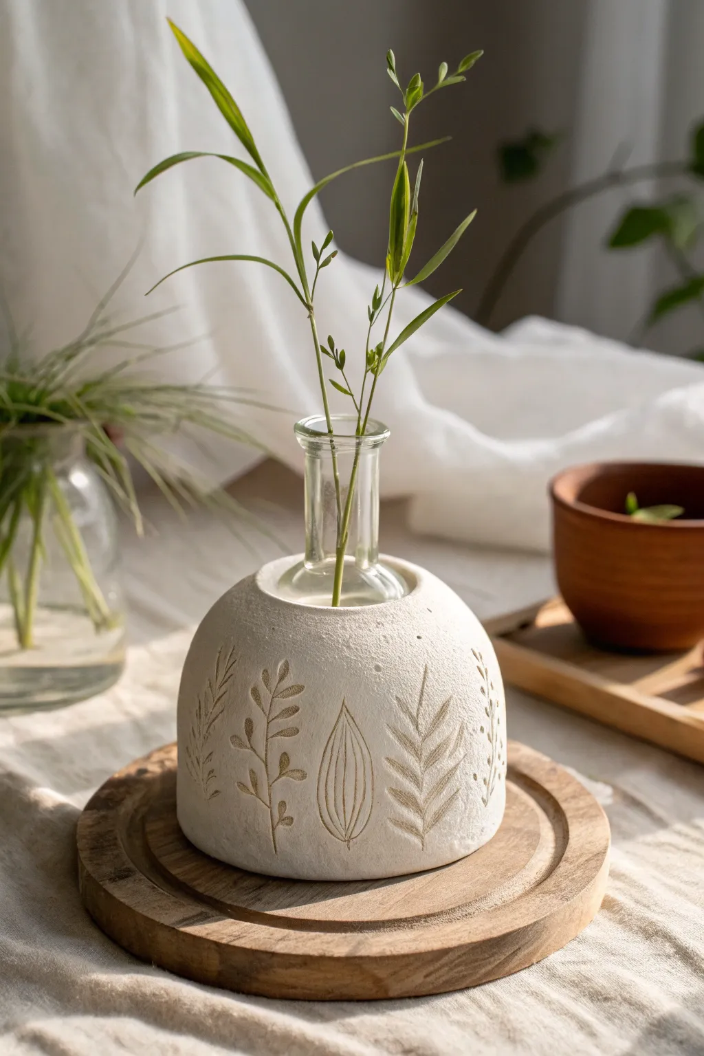 Celebrate every season with a touch of nature and artistry. This DIY clay propagation station brings elegance and freshness to your space.