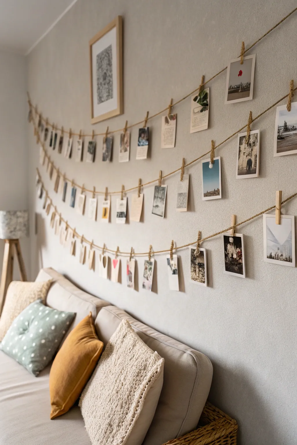 Capture and cherish your memories with a touch of minimalist elegance. #MemoryLane #DIYDecor