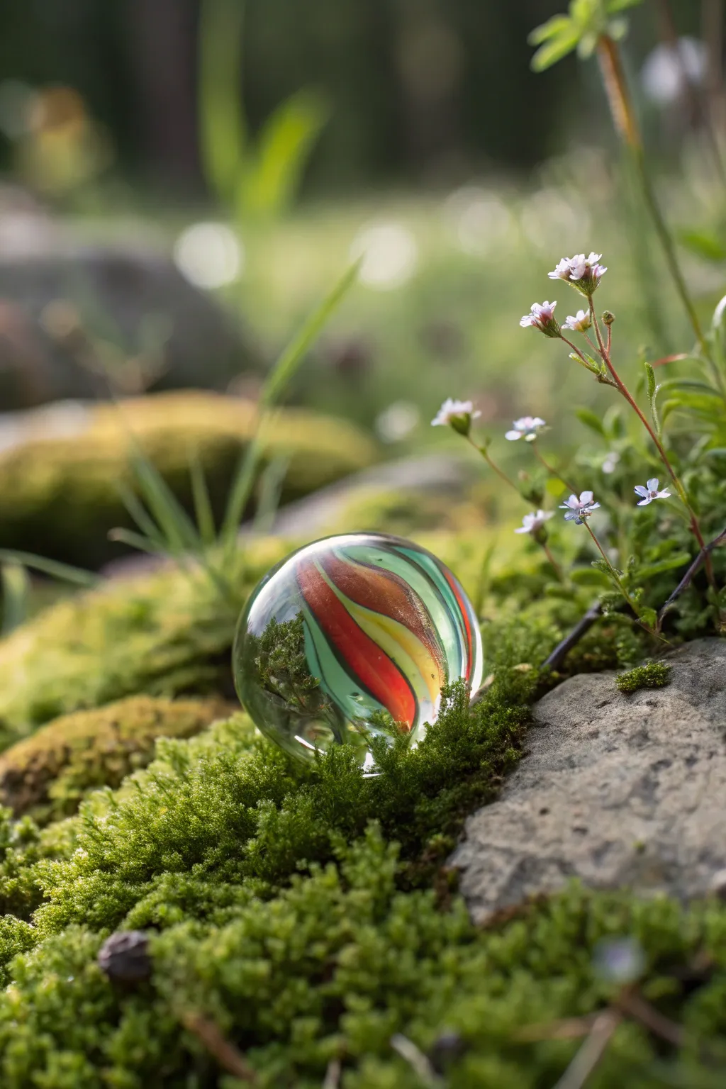 Enchant your fairy garden with a touch of glass magic.