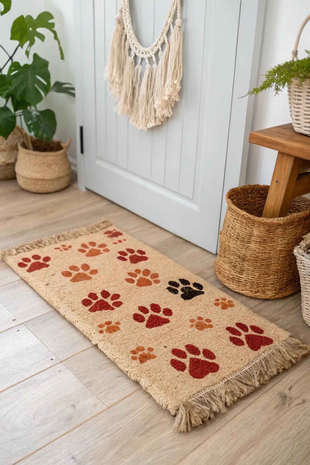Welcome home with a touch of love and paws! 🐾✨