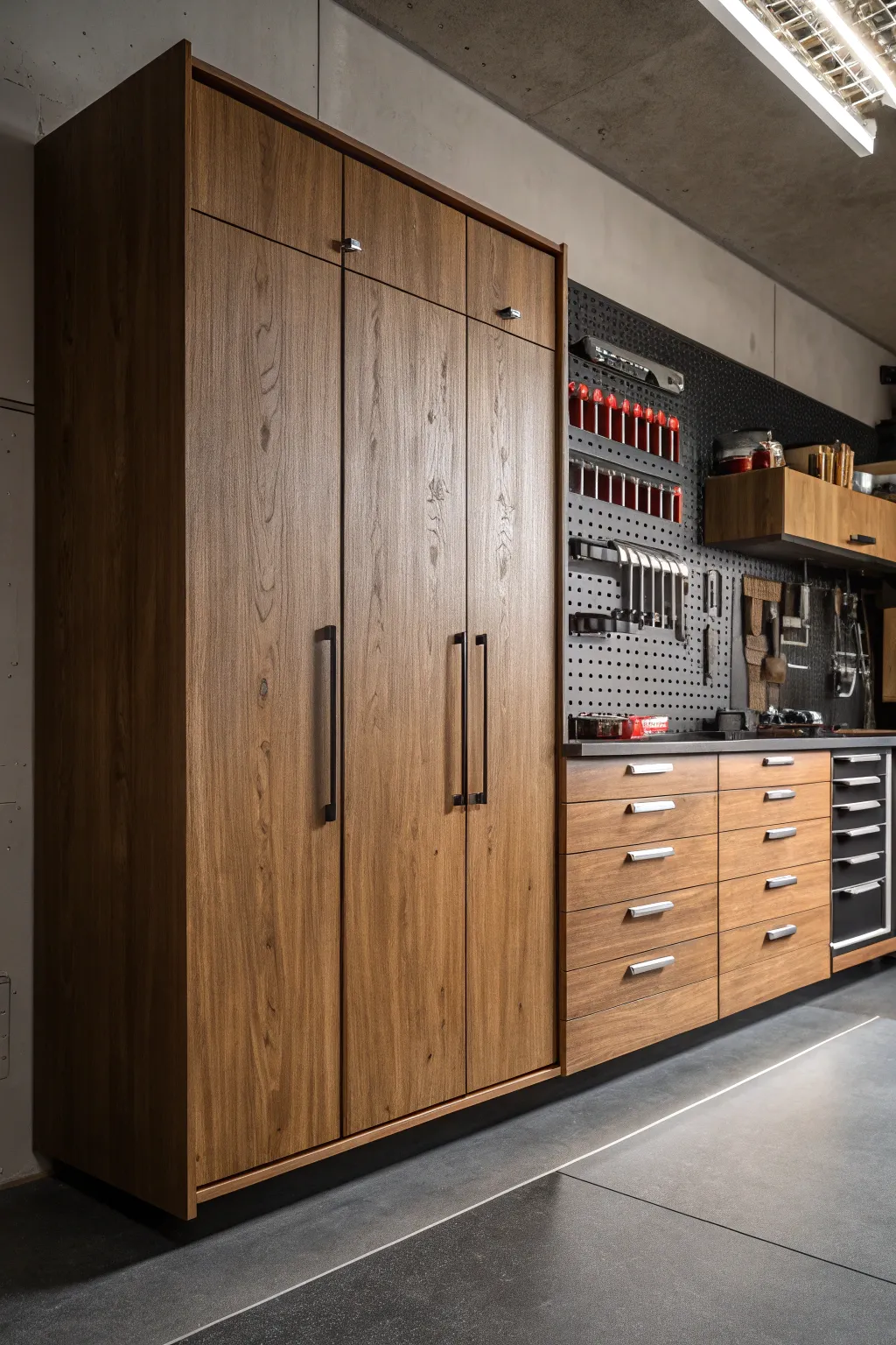 Transform your workspace with stylish modular cabinets, designed for adaptability and organization.