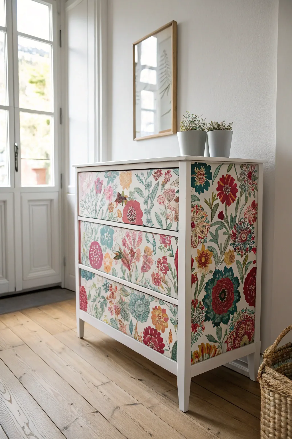 Transform plain furniture into a stunning statement piece with decoupage magic!
