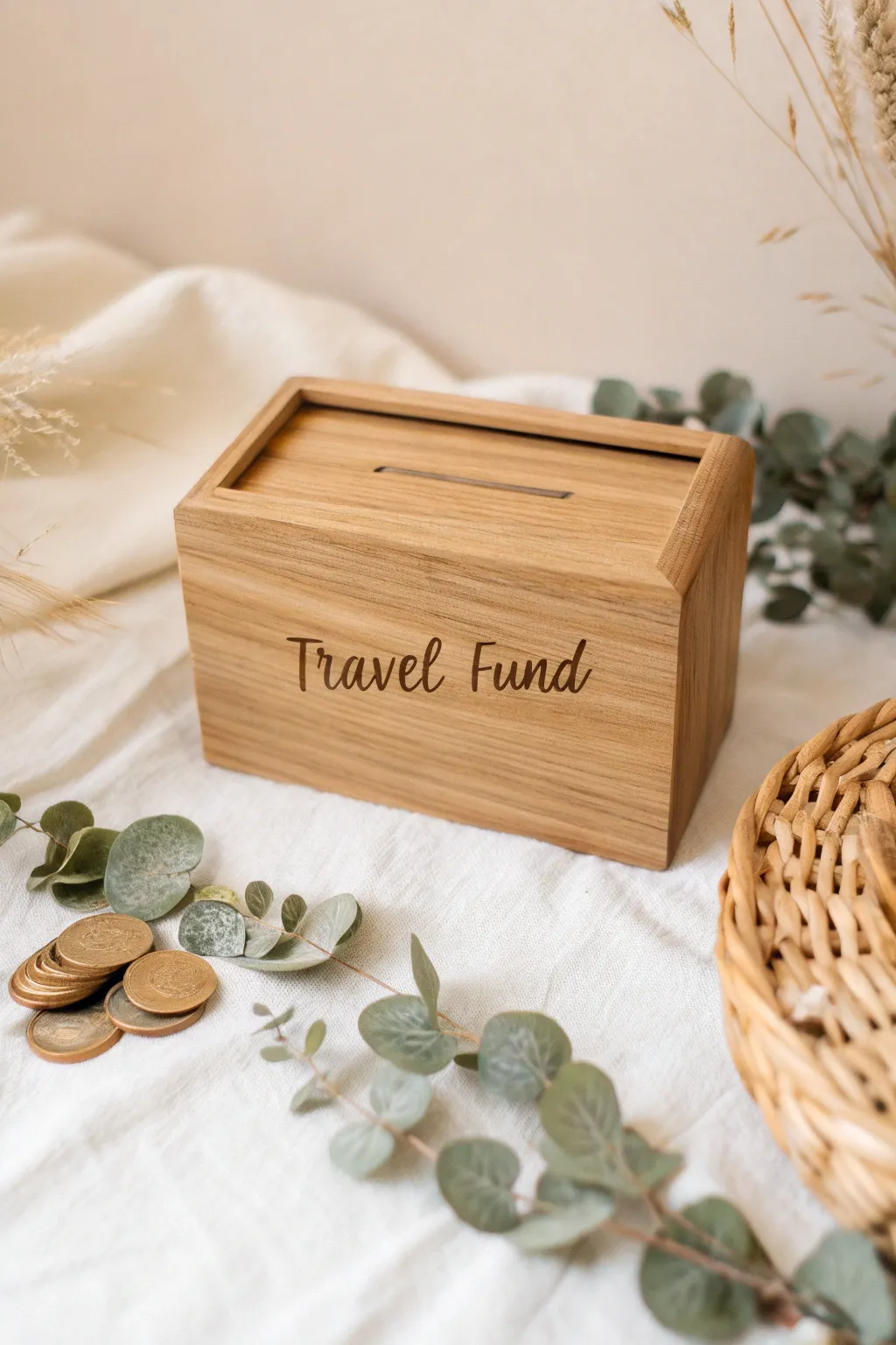 Save for your next adventure in style with this charming DIY Travel Fund Box.
