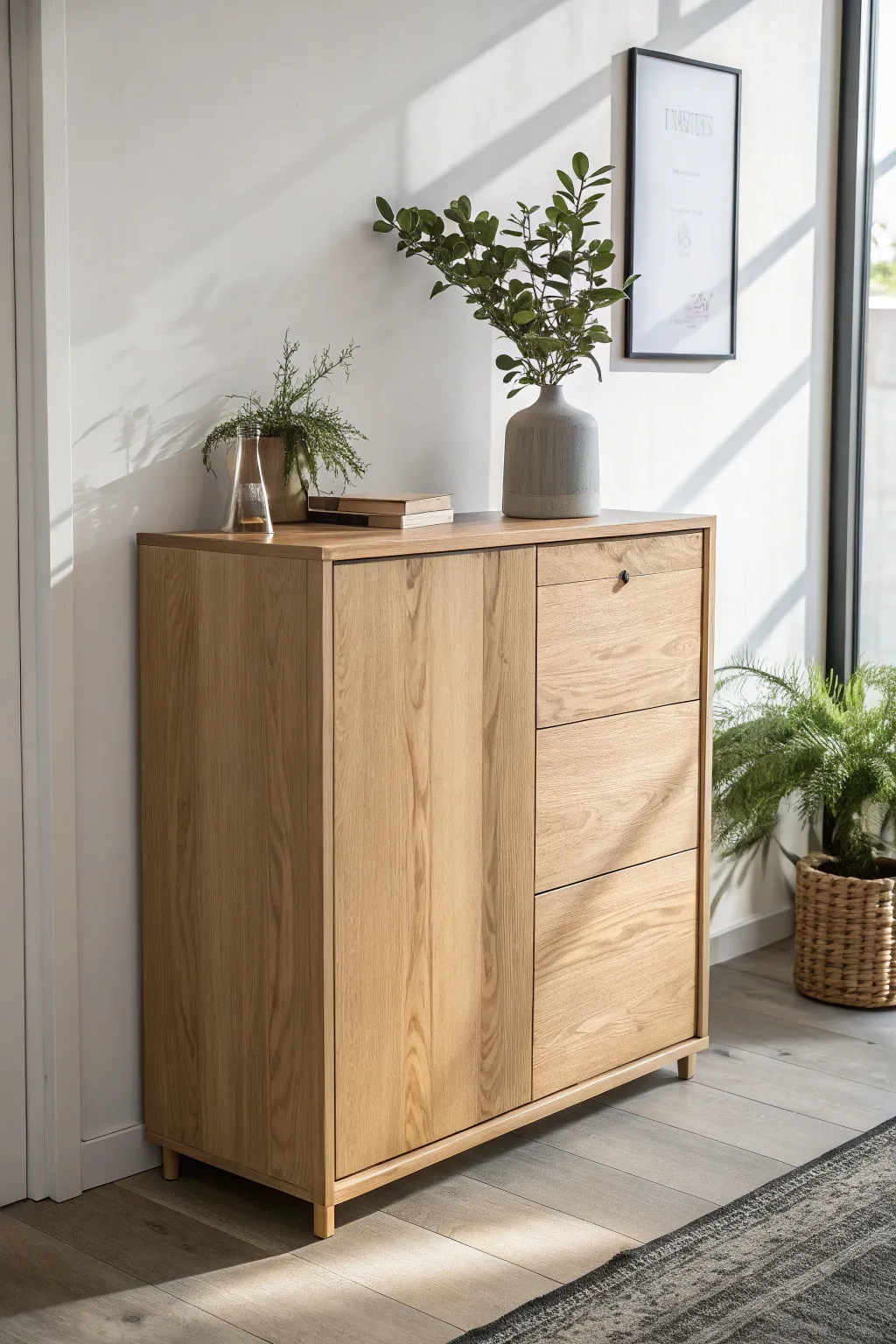 Elevate your space with this chic wall-mounted cabinet – the perfect blend of style and function for your furry friend's needs.