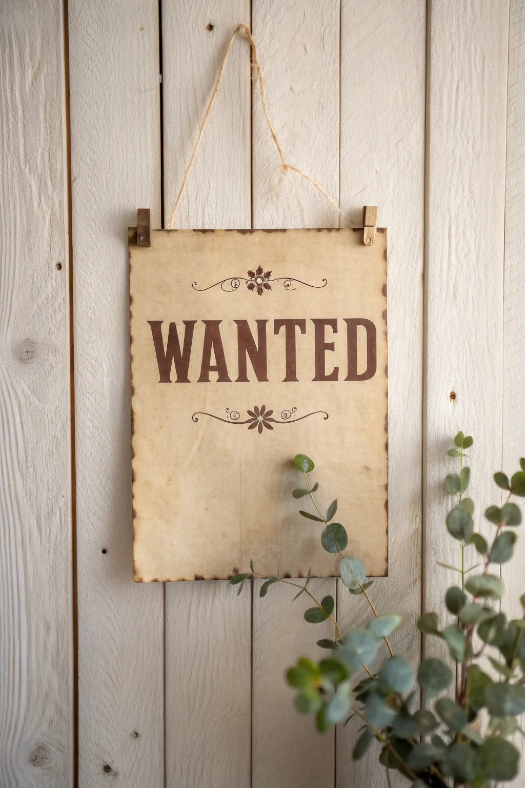 Add a playful twist to your party decor with charming DIY wanted posters!