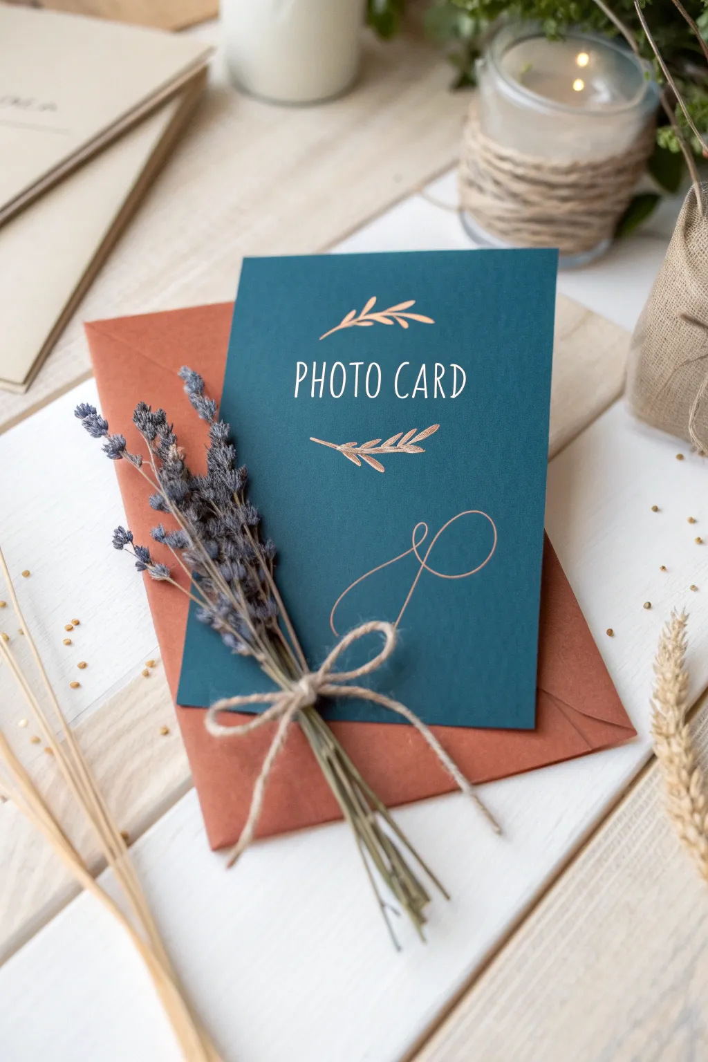 Elevate your DIY photo cards with the art of calligraphy, adding a personal and charming touch.