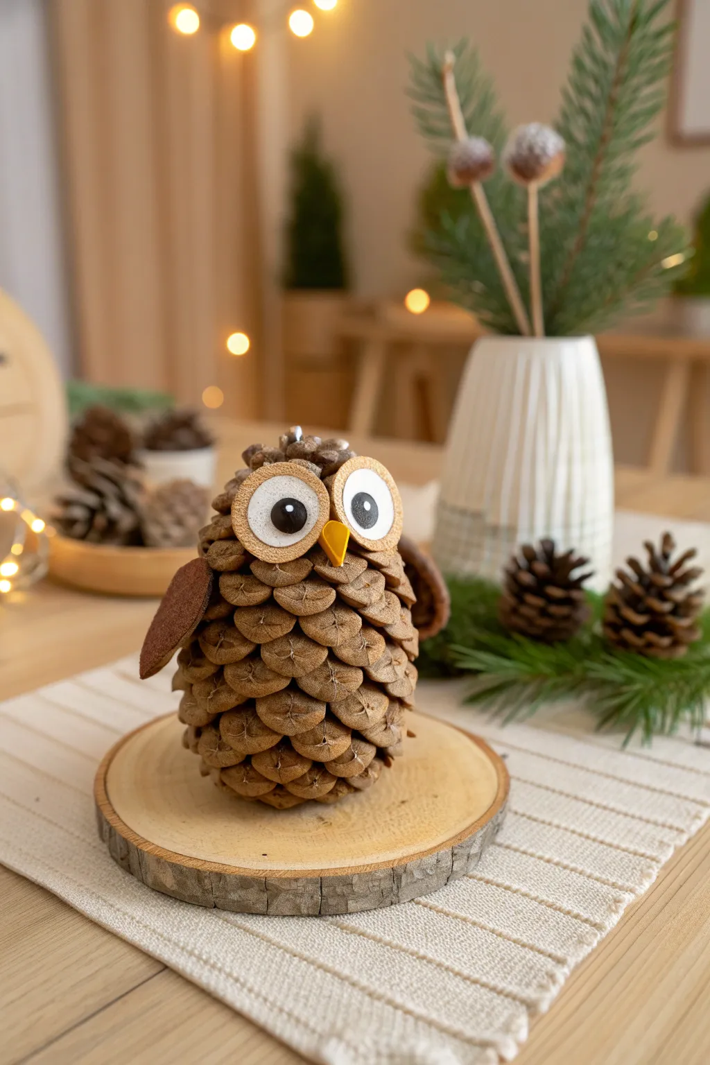 Bring a touch of whimsy to your table with these charming pine cone animals—perfect for sparking joy and conversation!