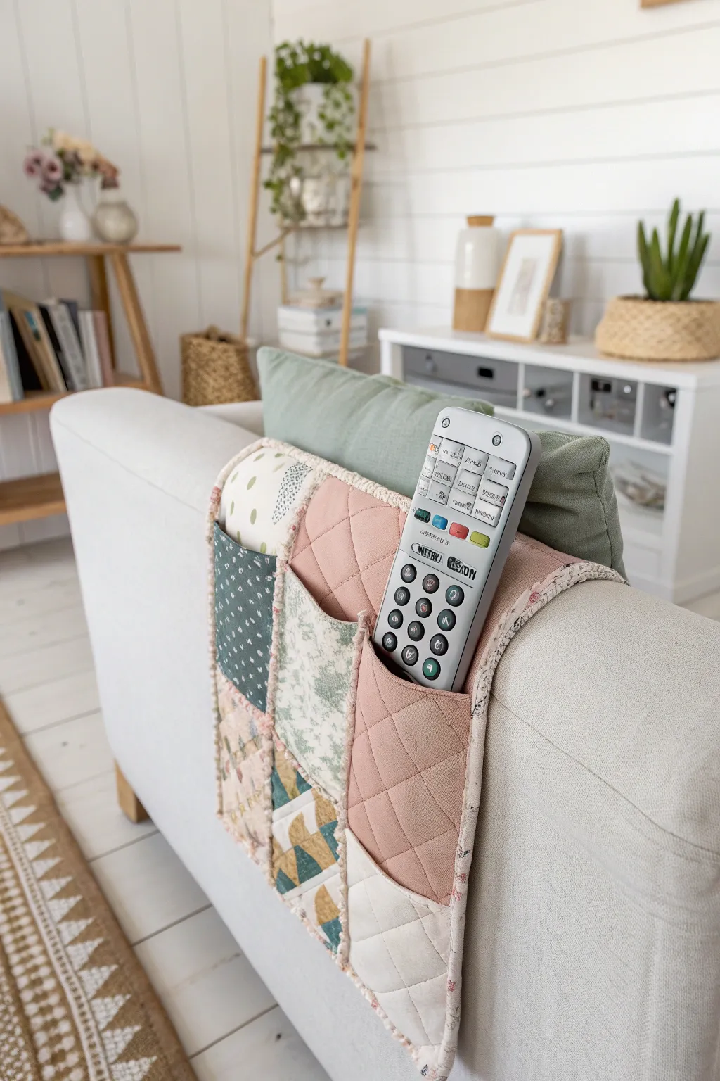Elevate your TV time with this charming DIY remote holder, merging minimalist elegance with a touch of Boho flair.