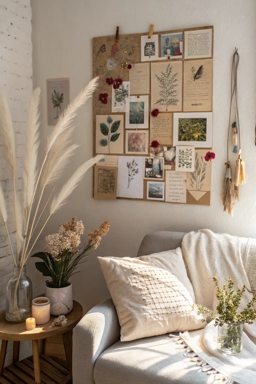Bring your walls to life with a DIY eclectic collage, where simplicity meets artistic flair!