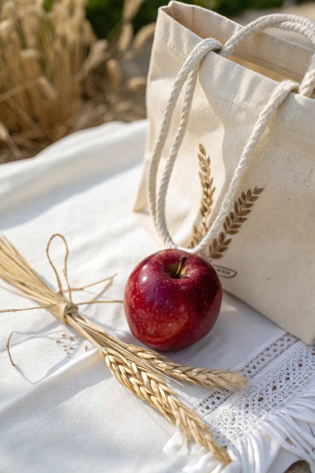 A touch of nature's sweetness in a beautifully crafted DIY wedding welcome bag.