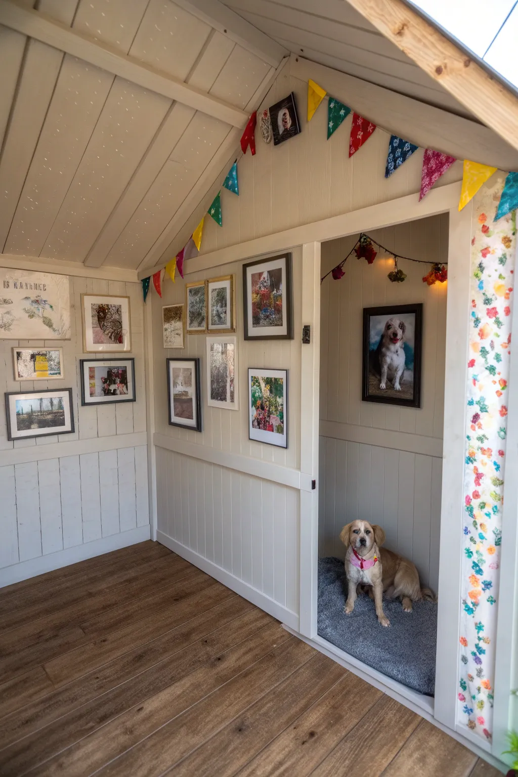 Personal touches make the kennel feel like a home.