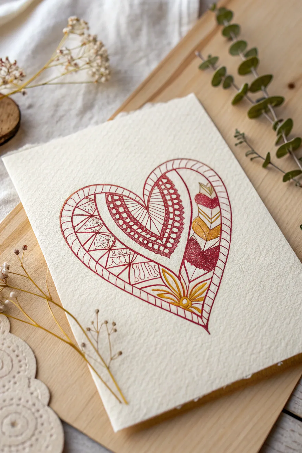 Discover the beauty in simplicity with heartfelt heart doodles that speak volumes.