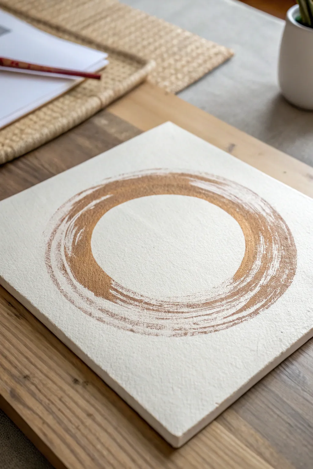 Embrace tranquility with the simple elegance of Zen circles.
