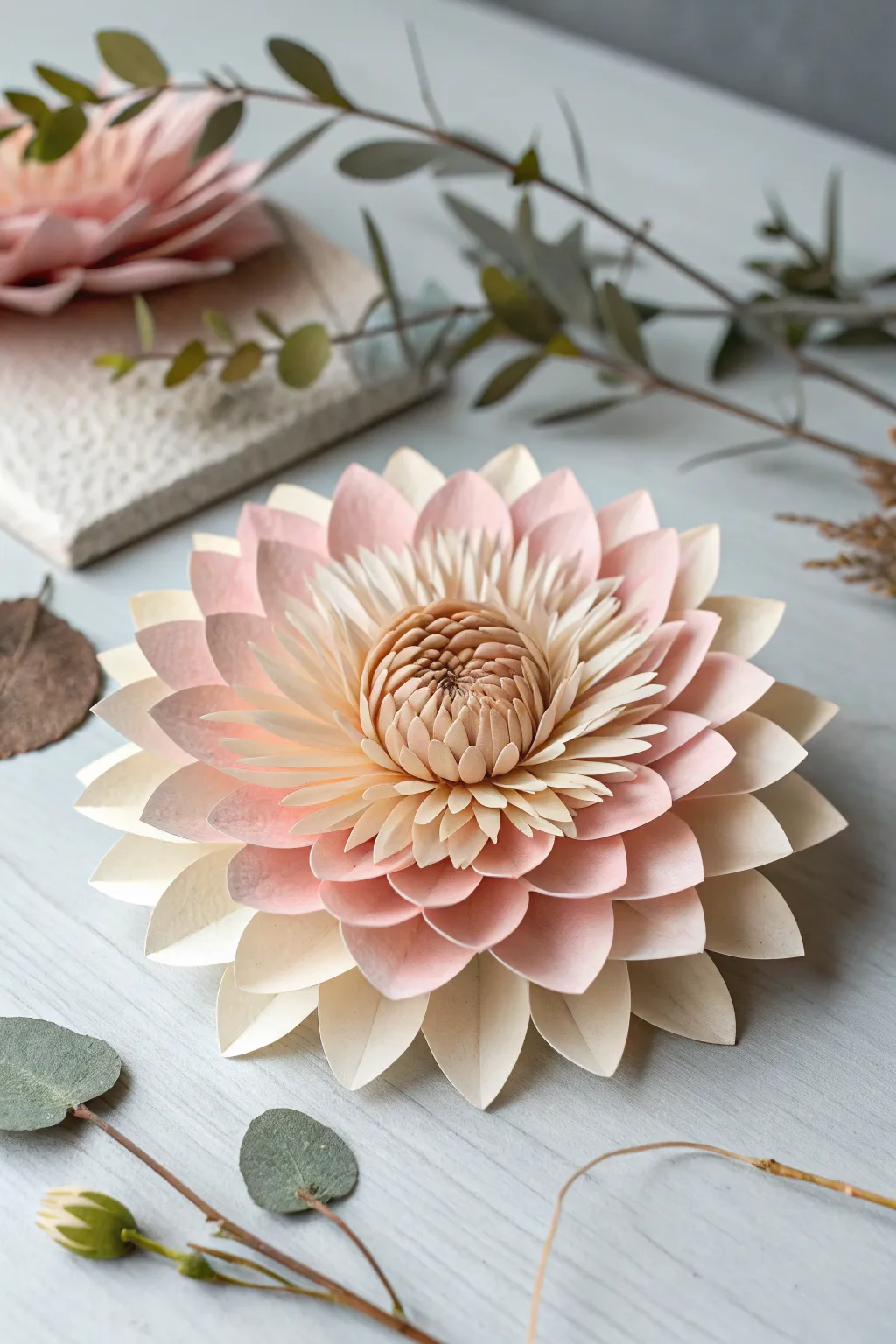 Timeless beauty in handcrafted paper elegance.