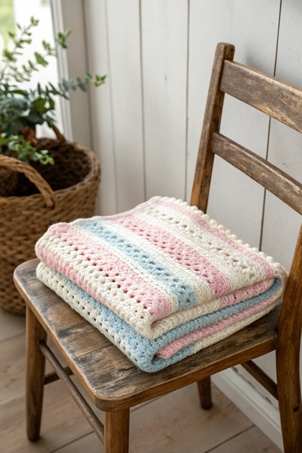 Wrap your little one in warmth and love with this beautifully crafted baby blanket.