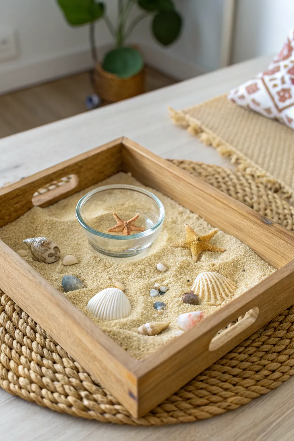 Create a magical beach escape for fairies with this charming coastal garden setup!