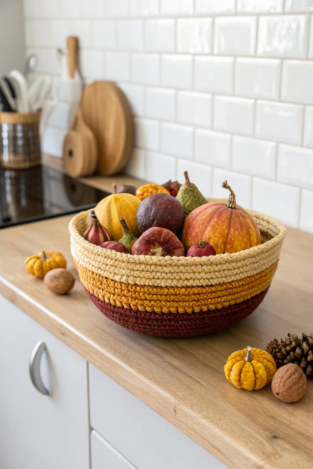 Elevate your autumn décor with a touch of handcrafted elegance. 🍂✨ #CrochetHarvest #ScandiBoho