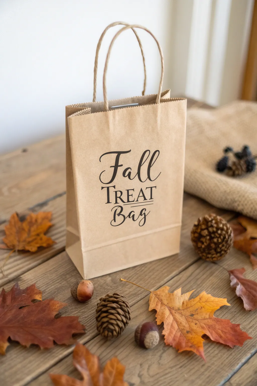 Add a personal touch to your fall gatherings with custom calligraphy name tags on your treat bags. 🍂✨ #FallDecor #BohoChic