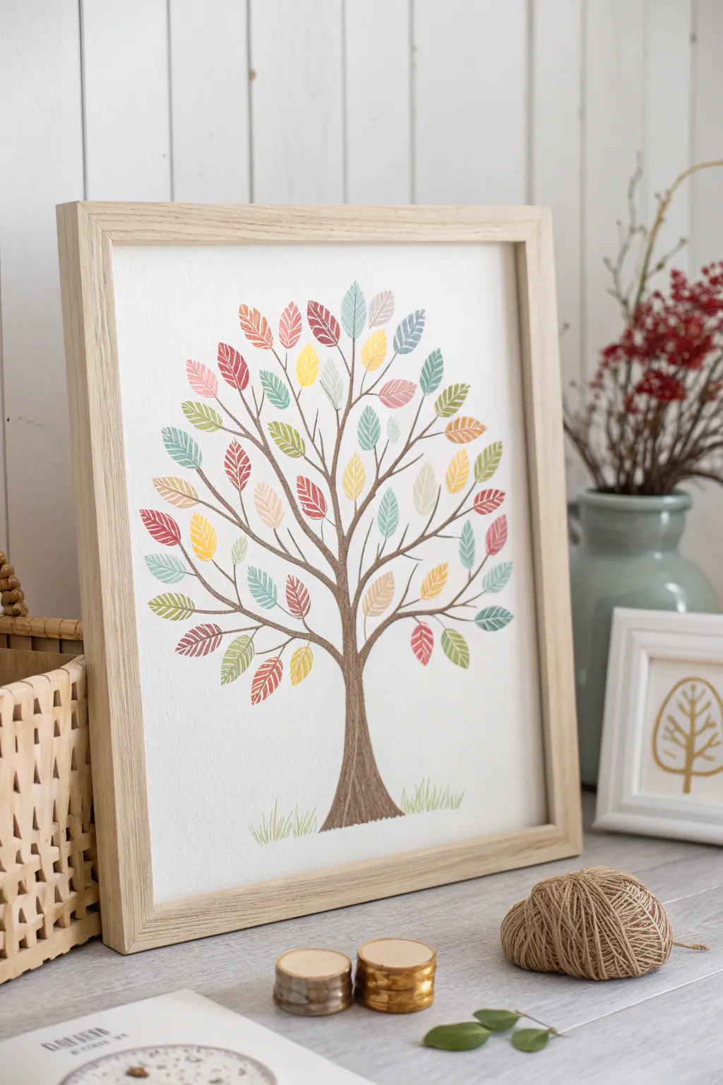 Celebrate Father's Day with a fingerprint family tree – a beautiful blend of simplicity and sentiment.