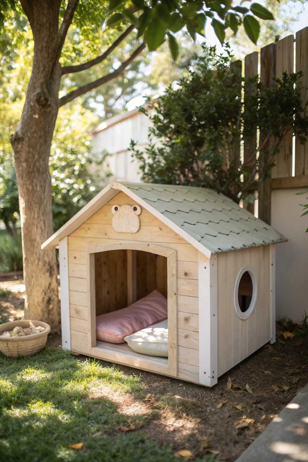 Give old treasures a new purpose—transform a dog house into a chic cat retreat! 🌿✨ #UpcycleMagic