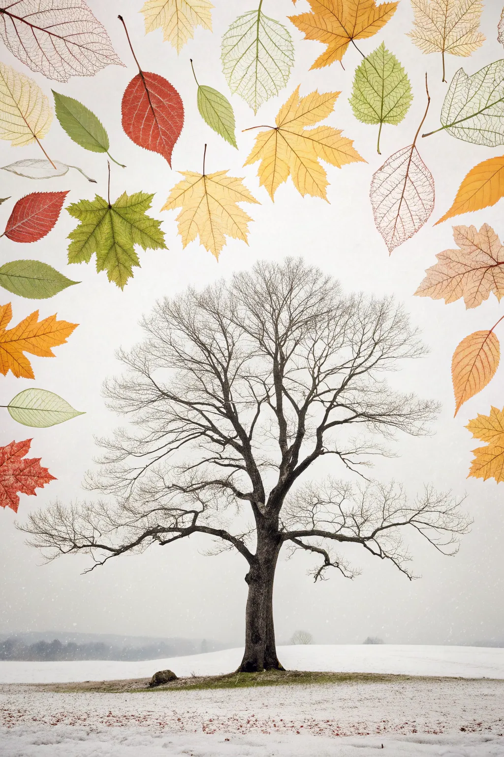 Capture the beauty of the seasons with a personal touch—fingerprint leaves bring your tree to life.