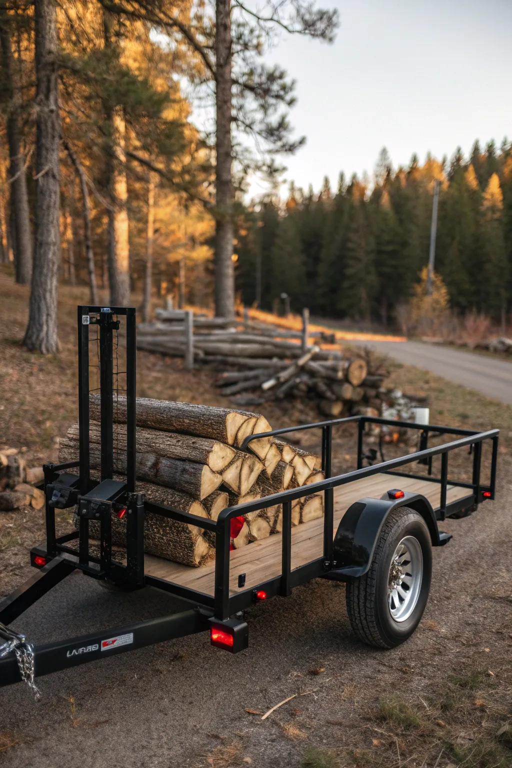Discover the art of adaptability with this expandable firewood trailer, designed for those who value both form and function.