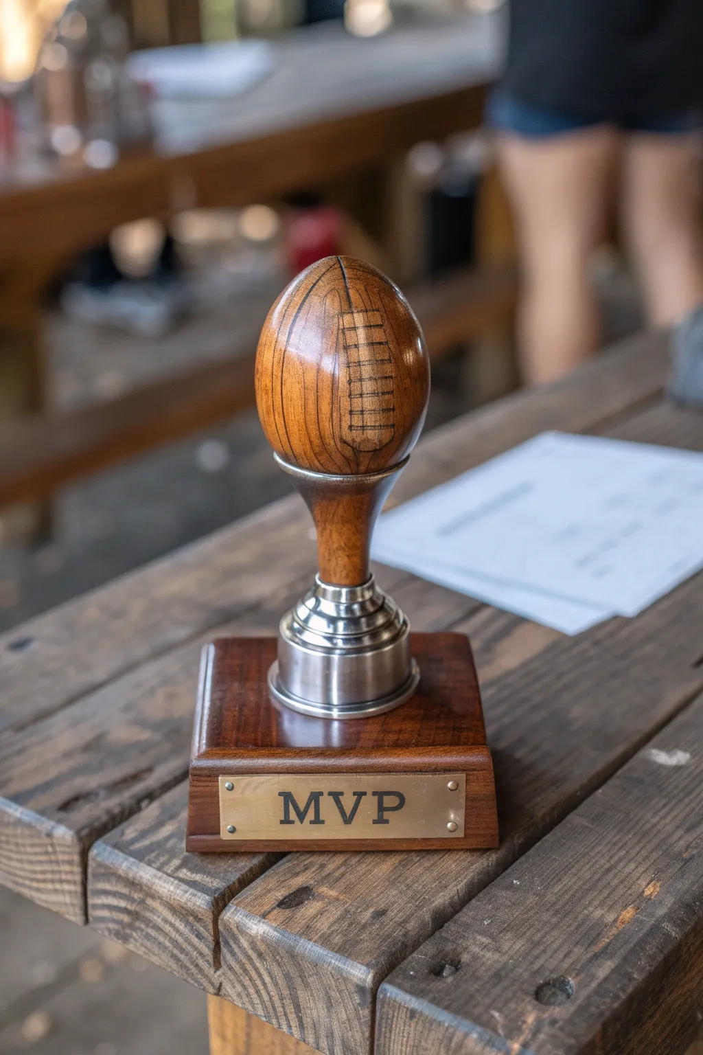 Celebrate victory with a touch of craftsmanship: DIY Football Trophy for the MVP!