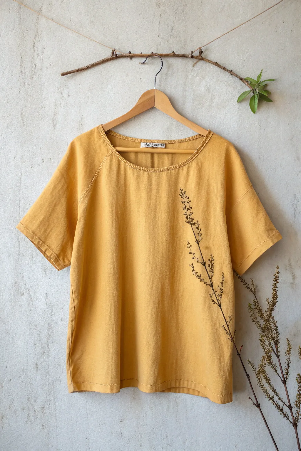 Embrace the season in style with this mustard harvest hue shirt—perfect for your Friendsgiving gatherings!