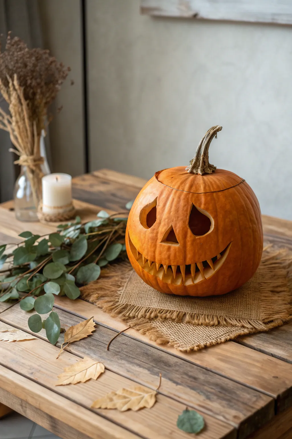 Meet the 'Unsettling Stare' – a quirky pumpkin that’s watching you!