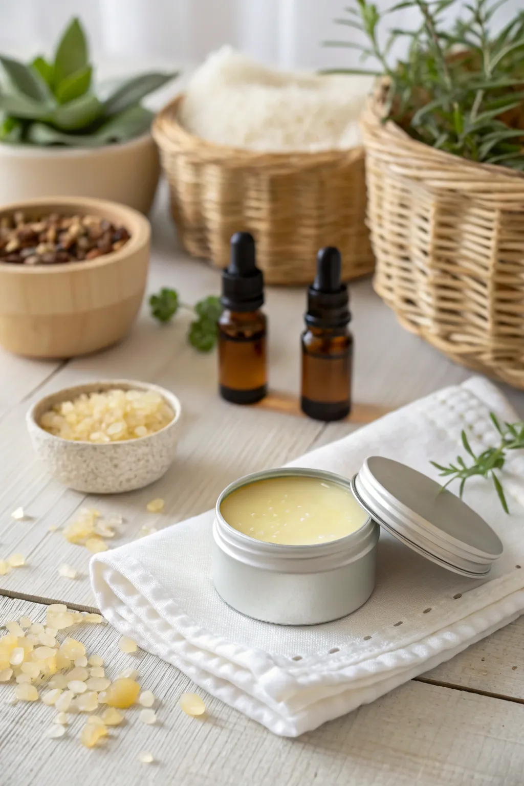 Indulge in natural beauty with your own handcrafted lip balm. Pure, simple, and uniquely yours.