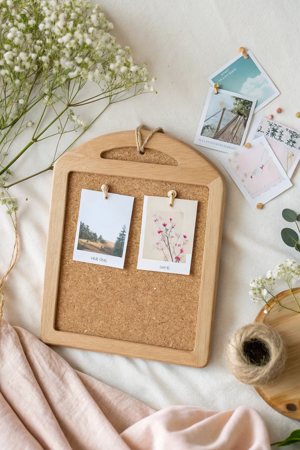Celebrate Galentine's Day with a unique cork board card, where simplicity meets heartfelt creativity.