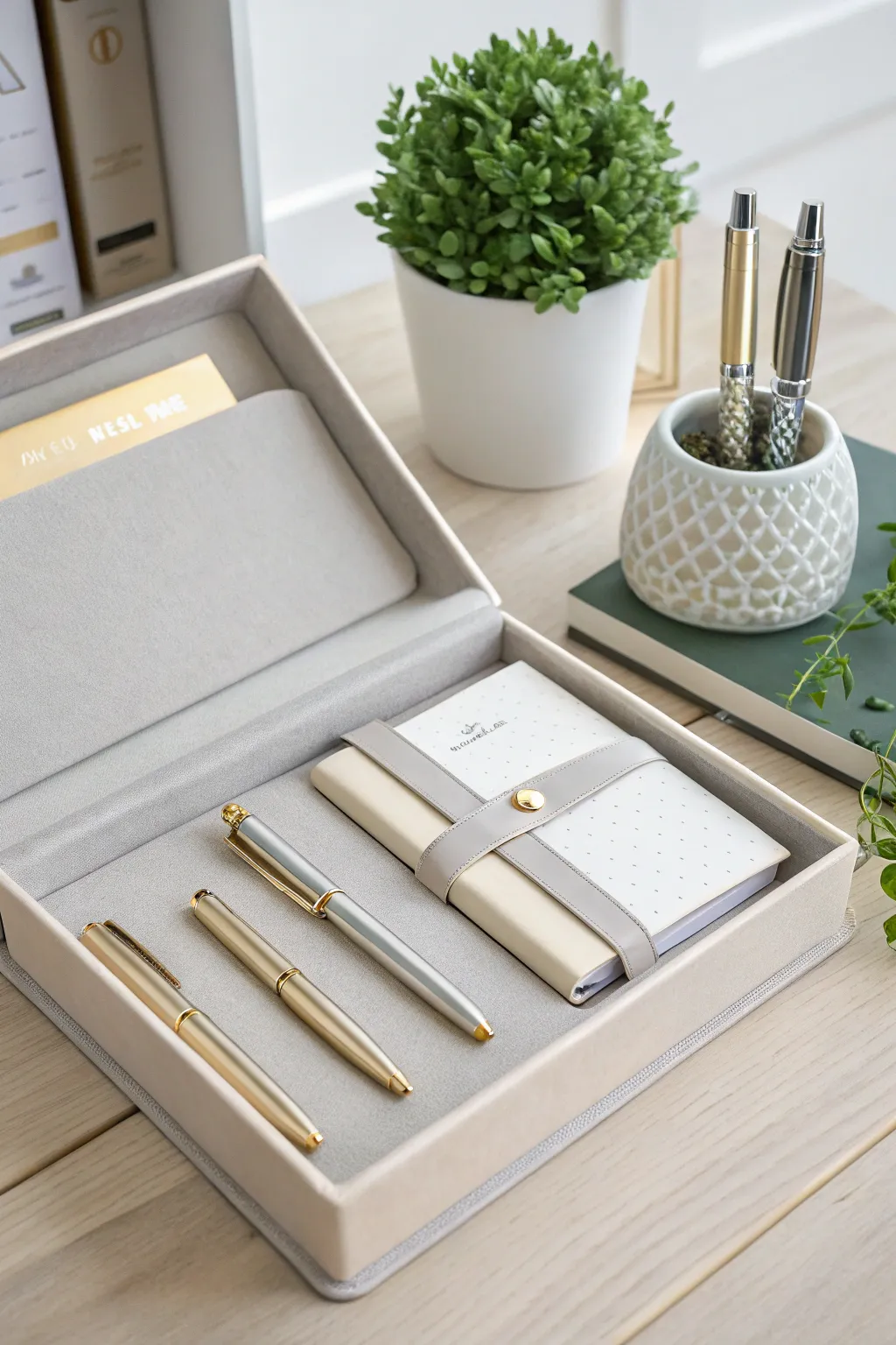 Elevate your workspace with chic office essentials that inspire creativity. #MinimalistOffice #ScandiStyle