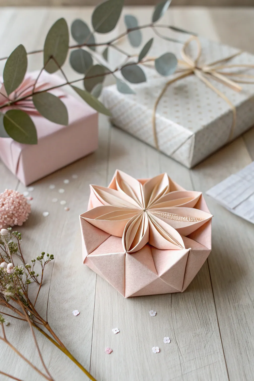 Transform your gifts into art with elegant origami enclosures.