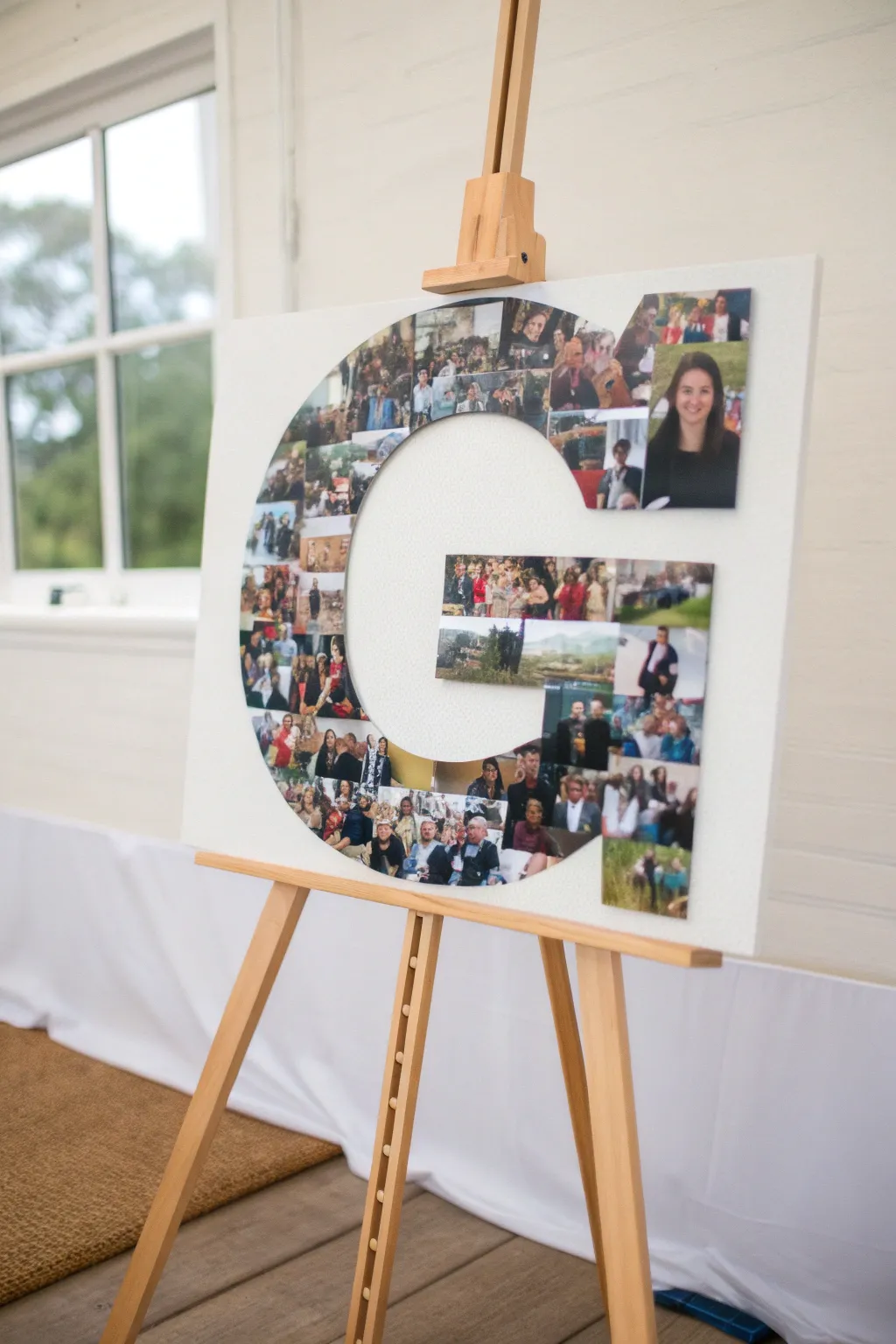 Celebrate your journey with a personal touch – photo collage letters that tell your story.