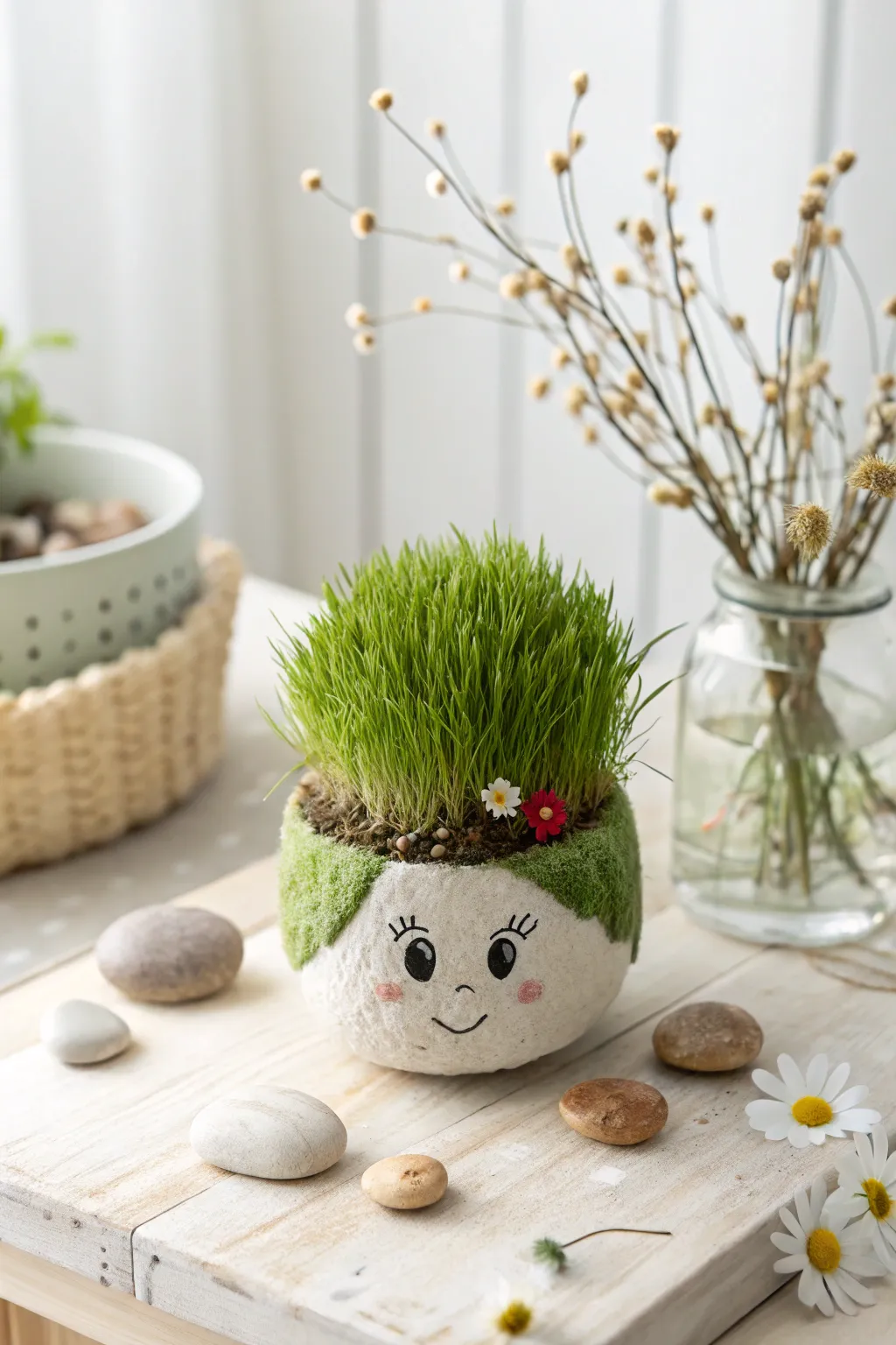 Bring storybook magic to life with charming grass head characters!