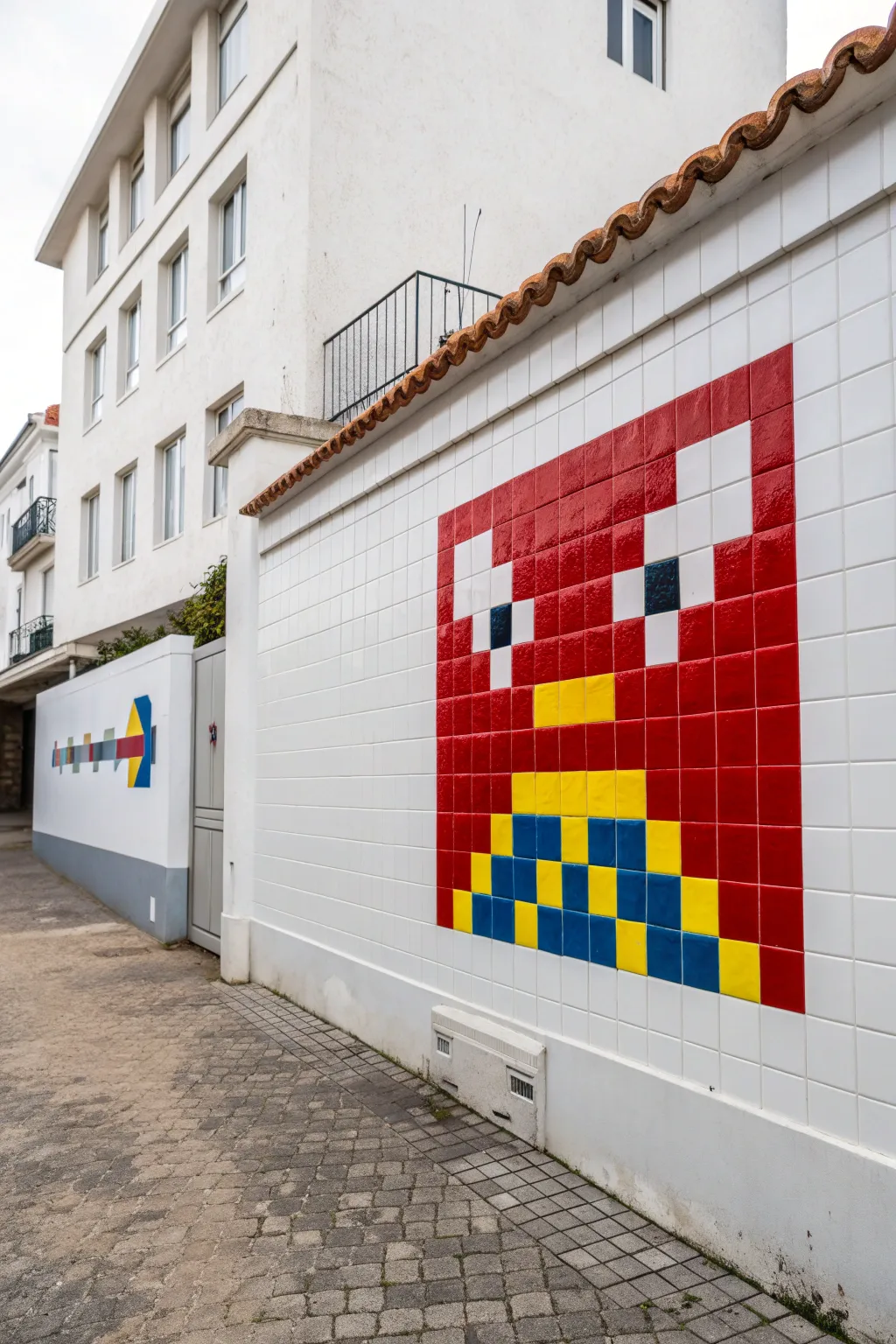 Revive the charm of arcade classics with a modern minimalist twist. 🎮✨ #SpaceInvaderArt #ScandiBoho #PixelPerfection