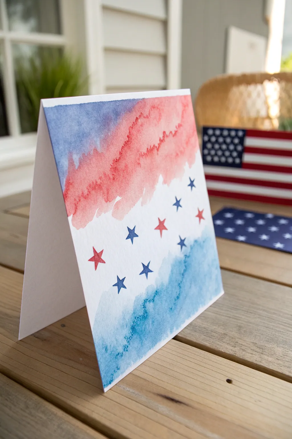 Celebrate Independence Day with a touch of artistic elegance. 🌿✨ #HandmadeBeauty #WatercolorWonders