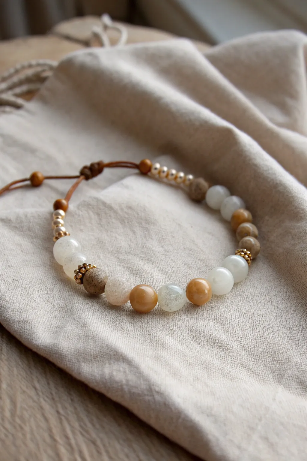 Discover the art of texture in handmade bead bracelets; a blend of simplicity and natural beauty.