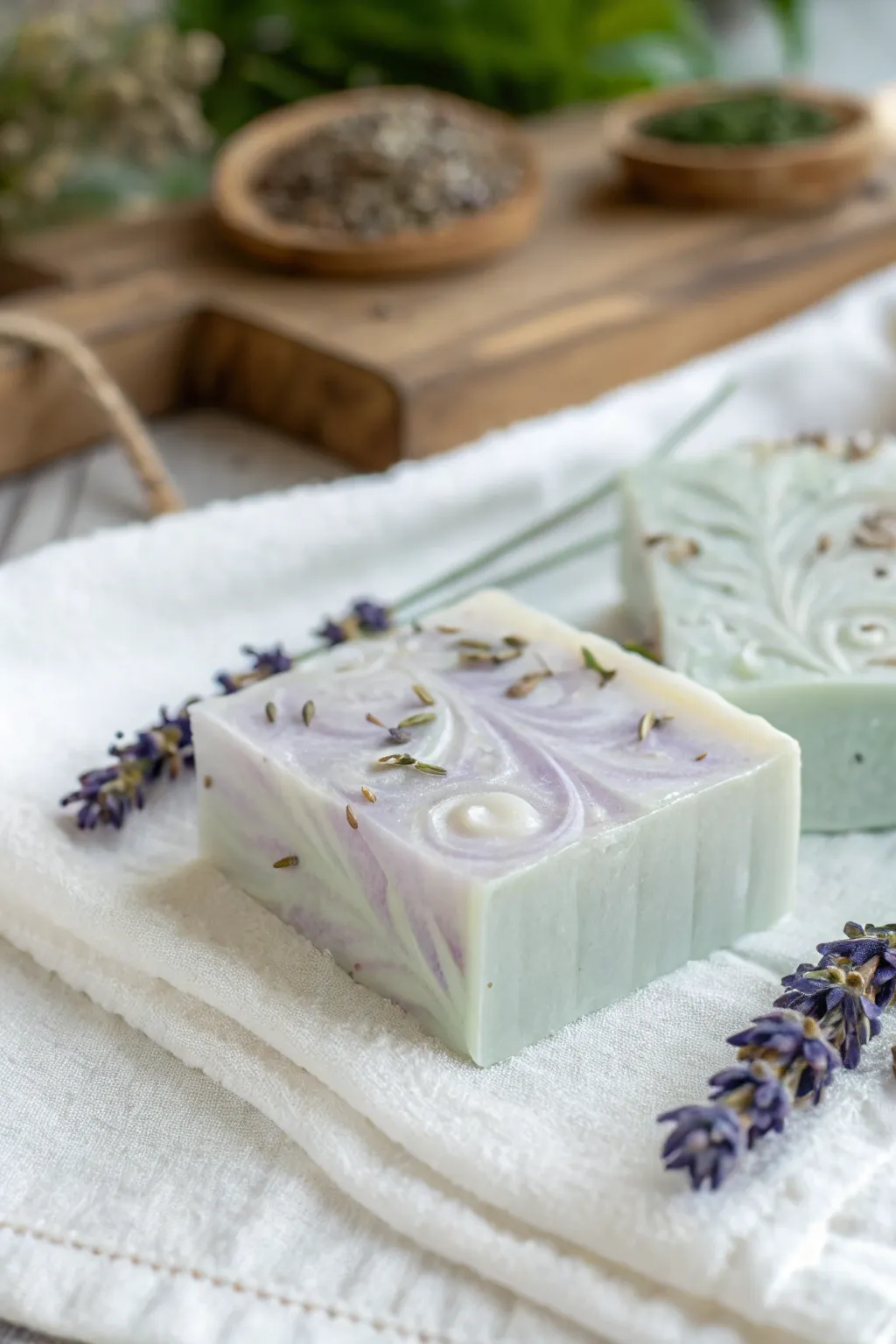 Craft your own slice of tranquility with handmade soap, where simplicity meets natural beauty.