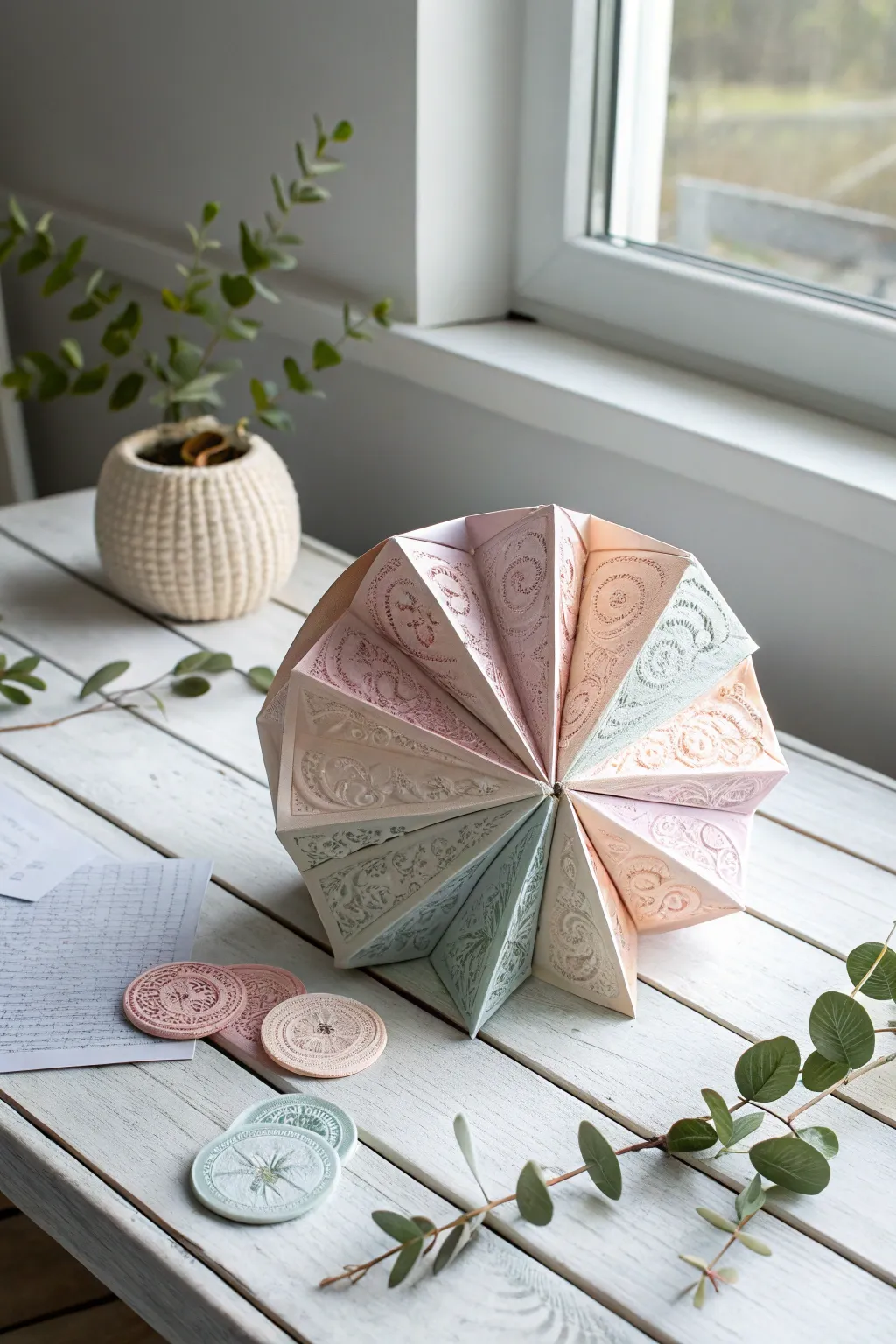 Spin into fun with this charming handmade paper toy, perfect for all ages!